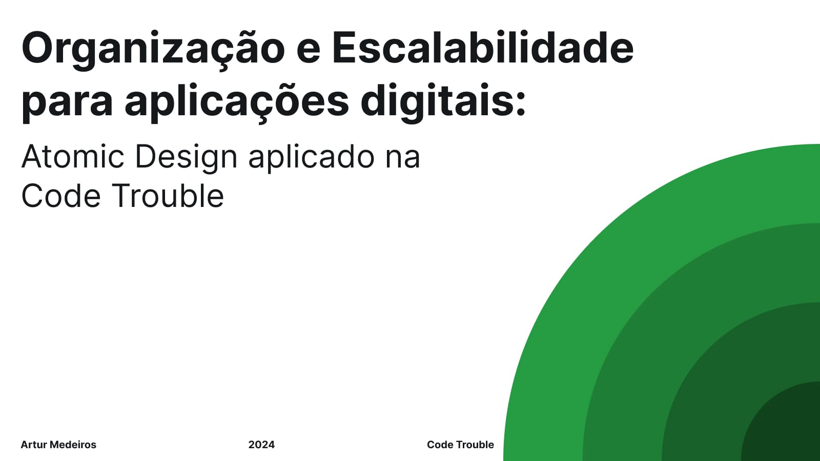 Organização e Escalabilidade para Aplicações Digitais